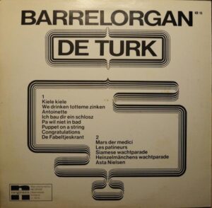 LP achterkant: Barrelorgan de turk
